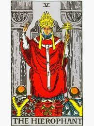 The acolytes are the two priests who kneel before the pope. The Hierophant Tarot Photographic Print By Phantastique Rider Waite Tarot Tarot Card Meanings Tarot Card Readers