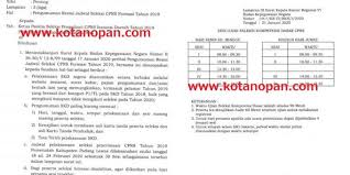 Peserta tes calon pegawai negeri sipil (cpns). Jadwal Ujian Cpns Sumatera Utara Februari 2020 Kisah Di Sekitar Kotanopan