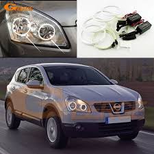 For Nissan Dualis J10 Series 2007 2008 2009 Excellent Angel Eyes Ultra Bright Illumination Ccfl Angel Eyes Kit Halo Ring Car Lights Nissan Qashqai Nissan