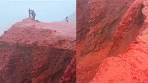 Rain Turns Iranian Beach 'Blood Red'! Shocking Photos & Videos Go Viral -  WATCH | Viral - Times Now