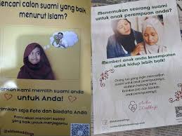 Jangan tunda pernikahan karena keinginan egoismu, tugasmu sebagai gadis adalah melayani kebutuhan suamimu, tulis wedding organizer tersebut dalam websitenya. Lmb3vyiaueb6dm