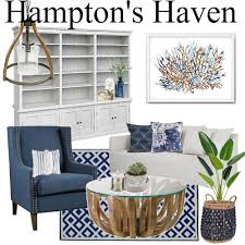 Hamptons Inspired Living Room Design Shop The Look Check Out The Free Mood Boards On The We Hamptons Style Living Room Hamptons Living Room Hampton Furniture