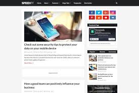 Speedify Premium Blogger Template Blogger Templates Blogspot Template Responsive Blogger Template