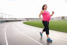 Running While Pregnant Pampers