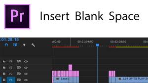Adobe premiere clip has no unique categories. Easily Insert Blank Space Into Project Adobe Premier Pro Youtube