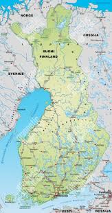 Finsko (finsky suomi, švédsky finland), plným názvem finská republika (finsky suomen tasavalta, švédsky republiken finland), je severský stát v severní evropě omývaný baltským mořem, botnickým zálivem a finským zálivem, hraničící s norskem na severu. Magneticka Mapa Finska Detailni Zelena