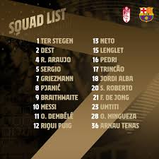 This season's final will be on april 17 at the la cartuja stadium in seville. Fc Barcelona On Twitter The Squad For Granadabarca In The Copa Del Rey Quarterfinal