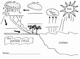 Blank Water Cycle Diagram Printable Water Cycle Worksheet Water Cycle Science Doodles
