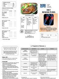 Menu diet menurunkan berat badan yang satu ini paket lengkap banget. Diet Rendah Purin