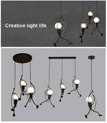 Little Man Climbing Pendant Light Modern Hanging Lamp Creative Etsy In 2021 Modern Hanging Lamp Modern Pendant Light Diy Hanging Light