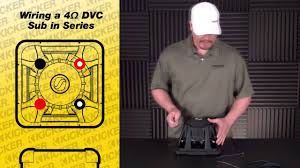Subwoofer wiring diagrams sonic electronix. Subwoofer Wiring One 4 Ohm Dual Voice Coil Sub In Series Youtube