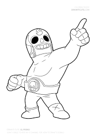 Grab your pen and paper and follow along as i guide you through these step by step. How To Draw El Primo Super Easy Brawl Stars Drawing Tutorial With Coloring Page Draw It Cute
