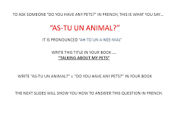 View course french vocabulary for similar questions at memory.com. Walt Recognise Words For Pets And Say Which Ones I Have In French Ppt Video Online Download