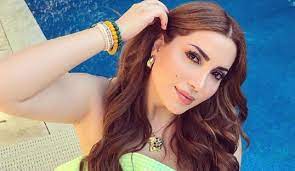 نسرين طافش تقضي العيد برفقة عائبتها في الاهرامات صور hair styles hair wrap beauty