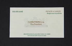 Patrick bateman works in a business his father owns and looks like everyone else in his industry. American Psycho 2000 Set Of Prop Pierce Pierce Business Cards Current Price 2750