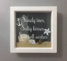 Sandy Toes Salty Kisses Beach Nautical Decal Vinyl Sticker Ikea Box Ribba Frame Ebay Nautical Decals Ribba Frame Ikea Box Frame