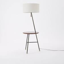 Glass top end table with usb port. Pin On Floor Lamps With Table Attached