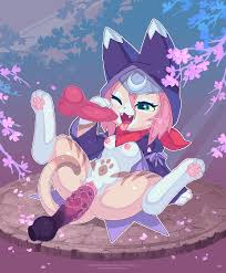 Post 6726102: animated camotli Felyne Monster_Hunter  Monster_Hunter_Stories_2:_Wings_of_Ruin Tsukino