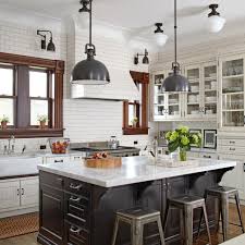For a kitchen sink that has a window or open space above it, ceiling lighting is your best bet. How To Use Kitchen Pendant Lighting For A Beautifully Lit Space Better Homes Gardens