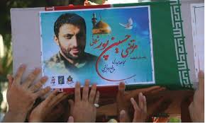 Image result for ‫تشییع پیکر مطهر شهید مدافع حرم سرهنگ مرتضی حسین پورشلمانی در لنگرود‬‎