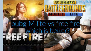Currently, it is released for android, microsoft windows. Pubg Mobile Lite Vs Free Fire Battleground Comparison Between Battleground Lite And Free Fire Youtube