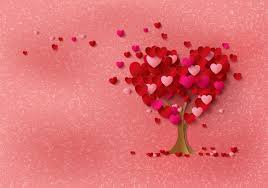 Carte fond dcran saintvalentin un peu coquin. Fond D Ecran Amour Coeur Romantique Arbre Coeur Arbre Coeurs