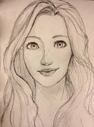 So that the face image looks realistic you have to make a shadow to highlight certain parts of the face. Image Result For One Eyebrow Up One Eyebrow Down Girl How To Draw Simple Face Drawing Easy Portrait Drawing Self Portrait Drawing