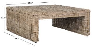 Rattan 39 round coffee table. Sea7030a Coffee Tables Furniture By Safavieh