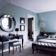Black And Blue Bedroom Designs Black And Duck Egg Blue Blue Rooms Blue Bedroom Blue Bedroom Walls
