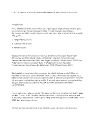 Berita acara merupakan surat yang berisi mengenai pengesahan dan pernyataan tentang suatu acara. Contoh Berita Acara Kegiatan Sekolah Kumpulan Soal Pelajaran 8