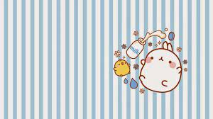 Molang Desktop Wallpaper Molang Wallpaper Cute Wallpapers Kawaii Wallpaper