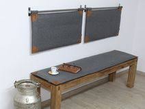 Wandkissen Aus Wollfilz Massanfertigung Sitzbank Selber Bauen Sitzkissen Bank