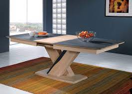 sejour ceram table tonneau pied central x avec allonge mesas de vidrio comedor mesas de comedor mesas de vidrio