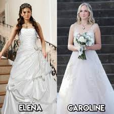 Elena Or Caroline Nina Candiceking Thevampirediaries Theoriginals Legacies Tvdforever Tv Stefan And Caroline Caroline Dress Prom Dresses Blue