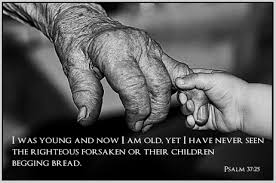King David Said I Was Young And Now I Am Old Yet I Have Never Seen The Righteous Forsaken Or Their Ch Hand Photography Old Hands Black And White Photographs