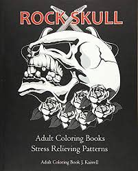 My day of the dead coloring book offers hours of fun creative art activities for kids, teens and adults! 9781523374533 Rock Skull Adult Coloring Books Stress Relieving Patterns Day Of The Dead Dia De Los