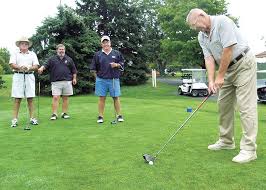 Come hell or high water, you play golf