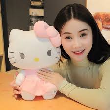 20-40 cm Hello Kitty Bambole di Peluche Giocattolo Kawaii Cartoon Doll  Morbido Peluche Ripiene Giocattolo Cuscino Decorazione Della Stanza Ragazza  Regalo Di Compleanno