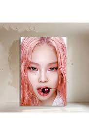 512 STORE Blackpink Jennie Cherry İkon Duvar Dekor Estetik K-Pop Star  Çerçevesiz Poster Genç Odası