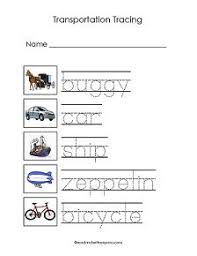 Word Tracing Worksheets Trace An Alphabet Of Food Names Animal Names Or Types Of Transportation Tracing Worksheets Worksheets Tracing