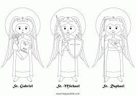 Raphael coloring page october 1st: Archangel Raphael Coloring Pages Coloring Pages For All Ages Coloring Home