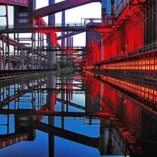 The Destination Office Enjoys Visiting The World Heritage Site Zeche Zollverein In Essen This Artificial Channel World Heritage Sites World Heritage Visiting