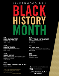 Black history month poster ideas. Bsu Offers Series Of Black History Month Events News Lindenwood University