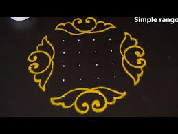 Simple Margazhi Flower Kolam With 8x2 Dots Rangoli For New Year 2020 Sankranthi Muggulu You Rangoli With Dots Small Rangoli Design Rangoli Border Designs