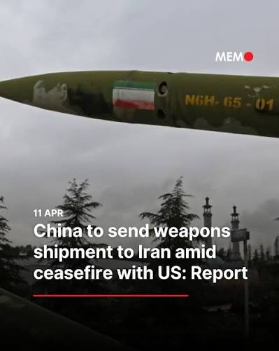 US intelligence suggests China may supply Iran with new air defense systems in the coming weeks, even as a delicate ceasefire with Washington remains in place, CNN reported on Saturday citing sources