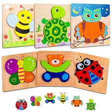 68 1 puzzles are a fun way to pass the time. Buy Toddler Puzzles Jigsaw Puzzles Montessori Shape Toys 6 Pack For Kids Baby Brain Development Childrens Day Gift Online In Indonesia B087bxyvyy