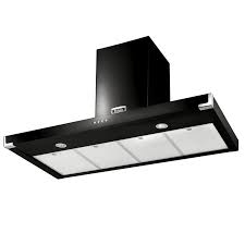 Hotte Decorative Falcon Semi Professionnel Ultra Plate Noir Fhdsf1100bl C 110cm 780m3 H Puissance Max
