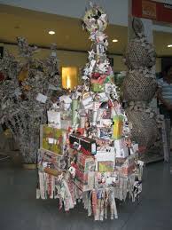 Manila Bulletin Newspaper Christmas Tree Making Contest Christmas Paper Diy Christmas Tree Christmas Diy