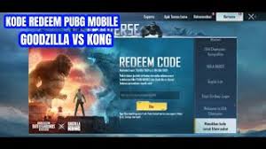 Pubg redeem code has a 12 digit unique code that contains alphabets and numbers. Kode Redeem Pubg Terbaru Godzilla Vs Kong Youtube