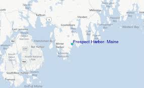 Prospect Harbor Maine Tide Station Location Guide